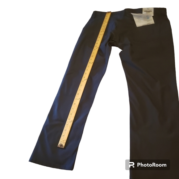 Pants Tech Performance Slim Fit Dark Blue TAILOR VINTAGE New Canaan (38X30) - Picture 7 of 10